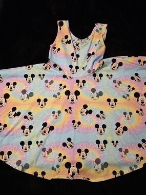 Wild Rich Kids Mickey Pastel Tie-Dye Twirl